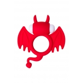 Красное эрекционное кольцо на пенис JOS COCKY DEVIL - JOS - в Смоленске купить с доставкой