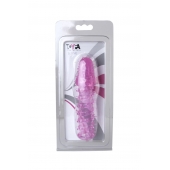 Розовая насадка с нежными шипами - 13,5 см. - Toyfa Basic - в Смоленске купить с доставкой