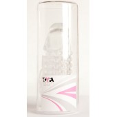 Гелевая прозрачная насадка с 2 отростками - 13 см. - Toyfa Basic - в Смоленске купить с доставкой