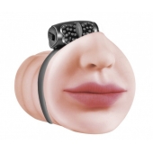 Мастурбатор-ротик с виброкольцом Satisfaction Beloved - Lola Games - в Смоленске купить с доставкой