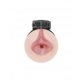 Мастурбатор-вагина с виброкольцом Satisfaction Darling - Lola Games - в Смоленске купить с доставкой