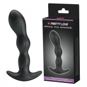 Черный анальный стимулятор простаты с вибрацией Special Anal Massager - 14,5 см. - Baile - в Смоленске купить с доставкой