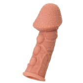 Насадка на фаллос с пузыриками, венками и ребристостью KOKOS Extreme Sleeve 09 - 12,7 см. - KOKOS - в Смоленске купить с доставкой