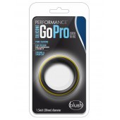 Черно-желтое силиконовое эрекционное кольцо Silicone Go Pro Cock Ring - Blush Novelties - в Смоленске купить с доставкой