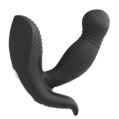Черный вибромассажер простаты PROSTATE HERO - Dream Toys - в Смоленске купить с доставкой