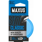 Классические презервативы в железном кейсе MAXUS Classic - 3 шт. - Maxus - купить с доставкой в Смоленске