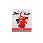 Стимулирующий презерватив-насадка Roll   Ball Cherry - Sitabella - купить с доставкой в Смоленске