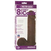 Насадка-реалистик Vac-U-Lock 8  ULTRASKYN Cock - 20,6 см. - Doc Johnson - купить с доставкой в Смоленске