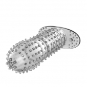 Закрытая прозрачная насадка Crystal sleeve - 12 см. - Erowoman-Eroman - в Смоленске купить с доставкой