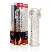 Закрытая прозрачная насадка на пенис Crystal Sleeve Faraon - 13,5 см. - Erowoman-Eroman - в Смоленске купить с доставкой