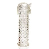 Закрытая прозрачная насадка на пенис Crystal Sleeve Faraon - 13,5 см. - Erowoman-Eroman - в Смоленске купить с доставкой
