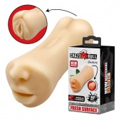 Двусторонний мастурбатор Gemini - ротик и вагина - Baile - в Смоленске купить с доставкой