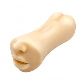 Двусторонний мастурбатор Gemini - ротик и вагина - Baile - в Смоленске купить с доставкой