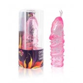 Закрытая рельефная насадка Crystal sleeve snakes в виде змеи с усиками - 14 см. - Erowoman-Eroman - в Смоленске купить с доставкой