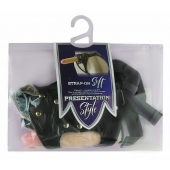 Черный пояс-трусики с двумя насадками Soft-Dolli - 16,5 и 10,5 см. - LOVETOY (А-Полимер) - купить с доставкой в Смоленске