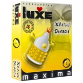 Презерватив LUXE Maxima  Желтый дьявол  - 1 шт. - Luxe - купить с доставкой в Смоленске