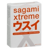 Ультратонкие презервативы Sagami Xtreme SUPERTHIN - 3 шт. - Sagami - купить с доставкой в Смоленске