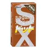 Презервативы Sagami Xtreme FEEL UP с точечной текстурой и линиями прилегания - 10 шт. - Sagami - купить с доставкой в Смоленске