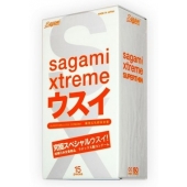 Ультратонкие презервативы Sagami Xtreme SUPERTHIN - 15 шт. - Sagami - купить с доставкой в Смоленске