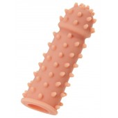 Телесная реалистичная насадка KOKOS Extreme Sleeve 03 с дополнительной стимуляцией - 12,7 см. - KOKOS - в Смоленске купить с доставкой