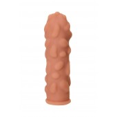 Телесная реалистичная насадка KOKOS Extreme Sleeve 11 с дополнительной стимуляцией - 12,7 см. - KOKOS - в Смоленске купить с доставкой