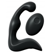 Черный вибромассажер простаты с пультом ДУ Control P-Spot Pro - Pipedream - в Смоленске купить с доставкой
