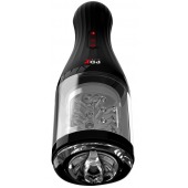 Прозрачный мастурбатор-ротатор с голосовым сопровождением Talk Dirty Rotobator - Pipedream - в Смоленске купить с доставкой