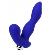 Синий силиконовый вибростимулятор простаты Stroman - 14,5 см. - ToyFa - в Смоленске купить с доставкой