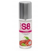 Смазка на водной основе S8 Flavored Lube со вкусом вишни - 125 мл. - Stimul8 - купить с доставкой в Смоленске