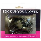 Черные меховые наручники Love с ключиками - Baile - купить с доставкой в Смоленске