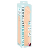 Телесная насадка-удлинитель Silicone Extension - 19 см. - Orion - в Смоленске купить с доставкой