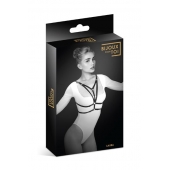 Черная упряжь на грудь Laura - Bijoux Pour Toi - купить с доставкой в Смоленске