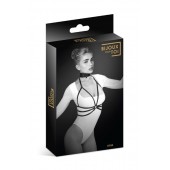 Черная упряжь на грудь Julia - Bijoux Pour Toi - купить с доставкой в Смоленске