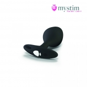 Черная пробка Mystim Rocking Vibe S с возможностью подключения к электростимулятору - 9,7 см. - MyStim - купить с доставкой в Смоленске