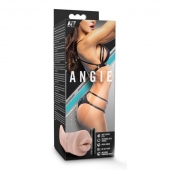Телесный мастурбатор-ротик Angie - Blush Novelties - в Смоленске купить с доставкой