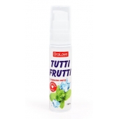 Гель-смазка Tutti-frutti со вкусом сладкой мяты - 30 гр. - Биоритм - купить с доставкой в Смоленске