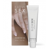 Гель для мастурбации с ароматом кокоса Slow Sex Finger Play Gel - 30 мл. - Bijoux Indiscrets - купить с доставкой в Смоленске