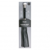 Черная плеть Easytoys Flogger With Metal Grip - 38 см. - Easy toys - купить с доставкой в Смоленске