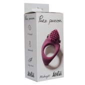 Бордовое эрекционное виброкольцо Pure Passion Midnight - Lola Games - в Смоленске купить с доставкой