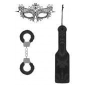 Черный игровой набор Introductory Bondage Kit №4 - Shots Media BV - купить с доставкой в Смоленске