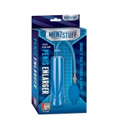 Синяя вакуумная помпа MENZSTUFF PENIS ENLARGER - Dream Toys - в Смоленске купить с доставкой