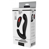 Черный вибромассажер простаты SWIRLING P-PLEASER - Dream Toys - в Смоленске купить с доставкой