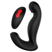 Черный вибромассажер простаты SWIRLING P-PLEASER - Dream Toys - в Смоленске купить с доставкой