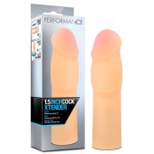 Телесная насадка-удлинитель на пенис PERFORMANCE 1.5INCH COCK XTENDER - 16 см. - Blush Novelties - в Смоленске купить с доставкой