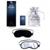 Набор из двух масок на глаза Soft Blindfold Twin Pack - Fifty Shades of Grey - купить с доставкой в Смоленске