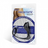 Стимулятор простаты с фиксацией эрекционным кольцом Prostate Gear - BlueLine - в Смоленске купить с доставкой