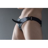 Черные трусики Better с анальной насадкой - 8 см. - Lola Games - купить с доставкой в Смоленске