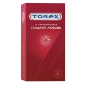 Презервативы Torex  Сладкая любовь  с ароматом клубники - 12 шт. - Torex - купить с доставкой в Смоленске