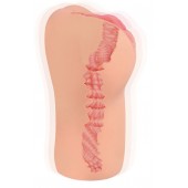 Телесный мастурбатор-вагина с рельефом BELLANA - KOKOS - в Смоленске купить с доставкой