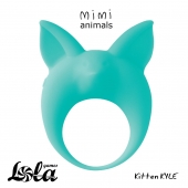 Зеленое эрекционное кольцо Kitten Kyle - Lola Games - в Смоленске купить с доставкой